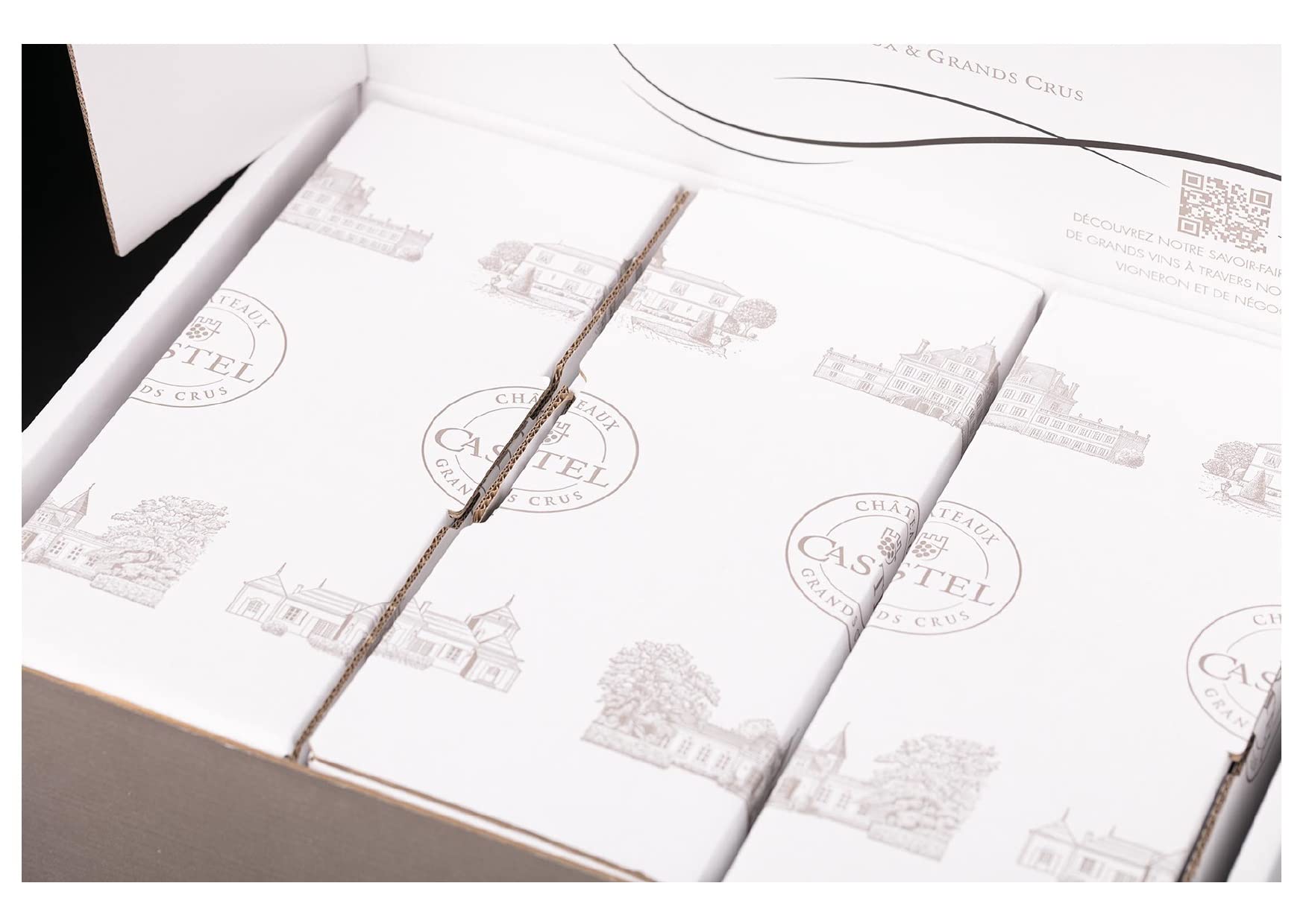 Geschenkbox Rotwein Margaux – Confidences de Prieuré Lichine, Le Kid d'Arsac, Brio de Cantenac Brown – 3 x 0,75L – Mythische Margaux-Appellation ideale – Geschenkidee für Weinliebhaber