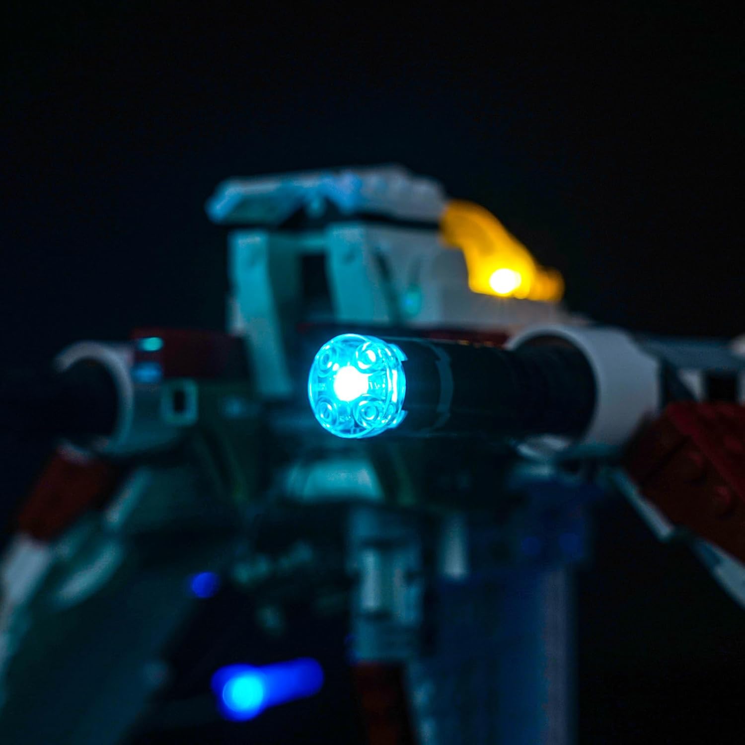 Upgraded Led Light Kit Compatible with Lego Star Wars V-19 Torrent Starfighter Building Set, RC Version Compatible with Lego 75432 (Model Not Included)