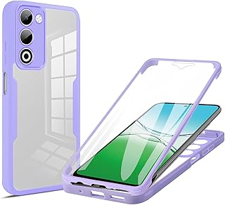 ILING Transparente Funda para Realme C75 4G / Realme 14X 5G, Moda Ultradelgado Antigolpes Carcasa con Protector de Pantall…