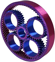 Brinquedo Engrenagem Fidget Planetária Spinner Anti Estresse Relaxante 3D Bicolor