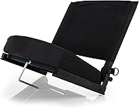 Vista 5 de PICNIC TIME NCAA Georgia Bulldogs Gridiron - Asiento de estadio, ligero, silla plegable portátil para gradas y bancos, (negro)