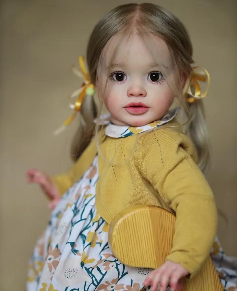 RXDOLL 66 cm duży rozmiar realistyczny Reborn Baby Dolls Girl miękka winylowa tkanina ciało realistyczne małe lalki dla niemowląt, które wyglądają na prawdziwe życie Reborn małe lalki ręcznie robione