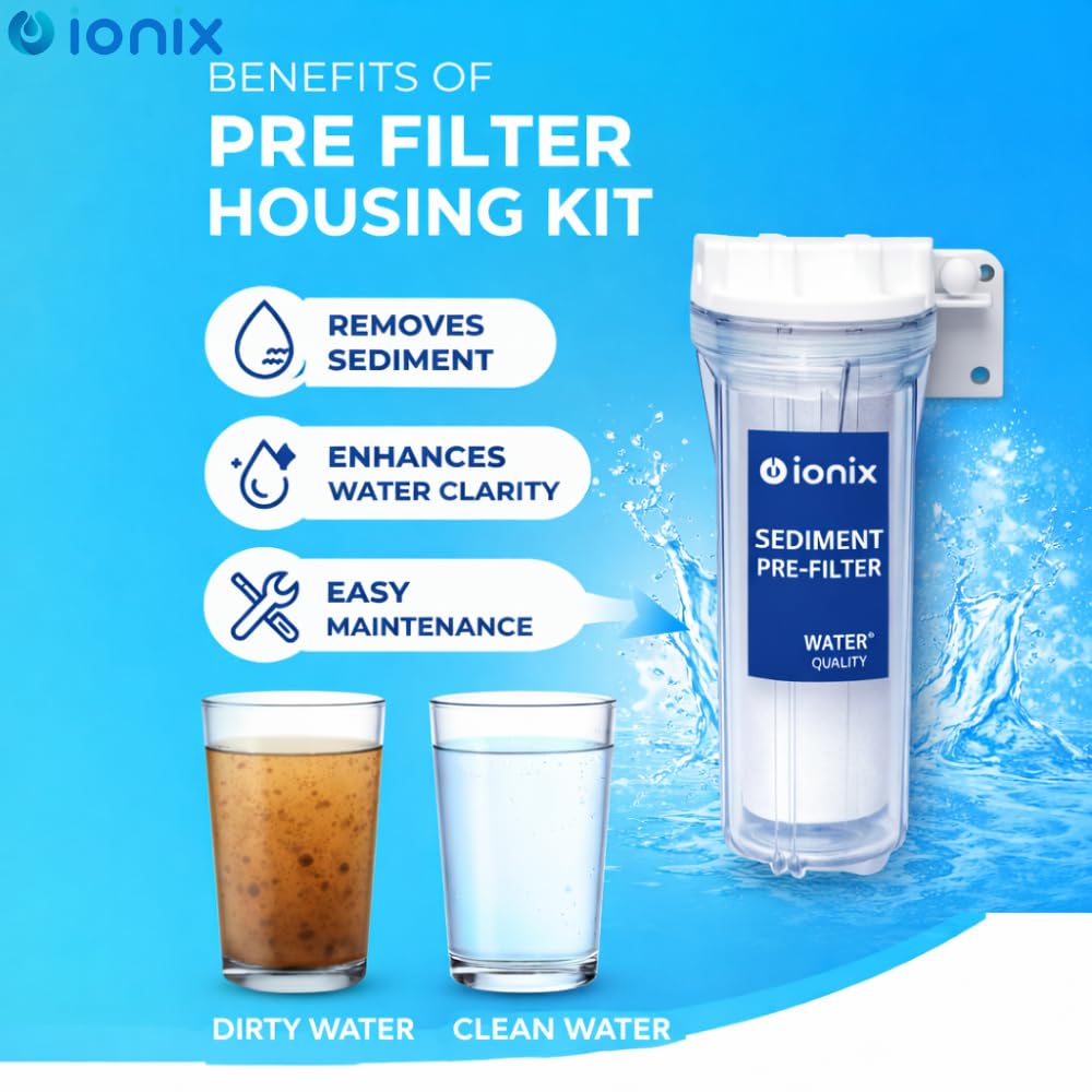 IONIX Transparent Pre Filter - Clear RO Water -2