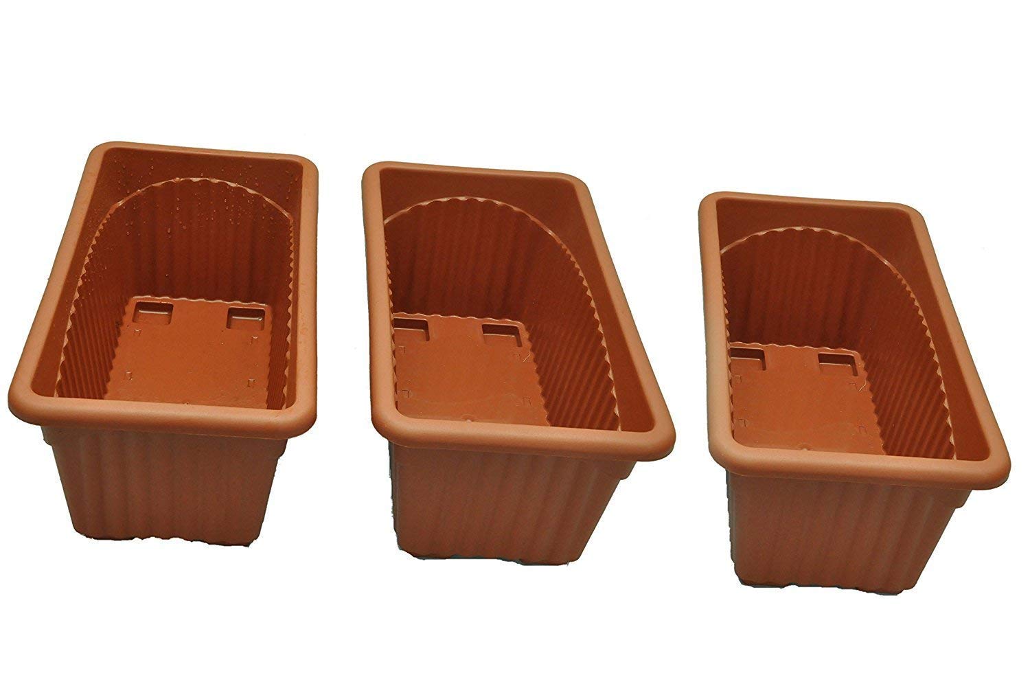 Abasr Plastic Jupiter Rectangular Planter, Brown, 14 Inch (B08WLTGNPY) Amazon Price History, Amazon Price Tracker