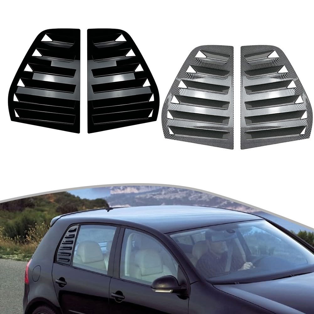 Copertura per alettone posteriore per Golf 5 MK5 2003 2008, elegante e sicura (nero lucido)