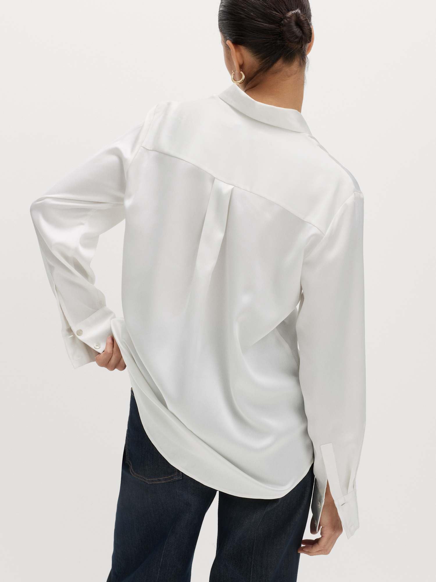Marks & Spencer Chemise en Satin avec Encolure