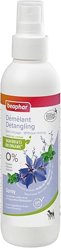 Miniatura 1 de BEAPHAR Aerosol desenredante etiquetado ECOCERT para perros y gatos - Fabricado en Francia - Contiene aloe vera, aceite de borraja y menta orgánica