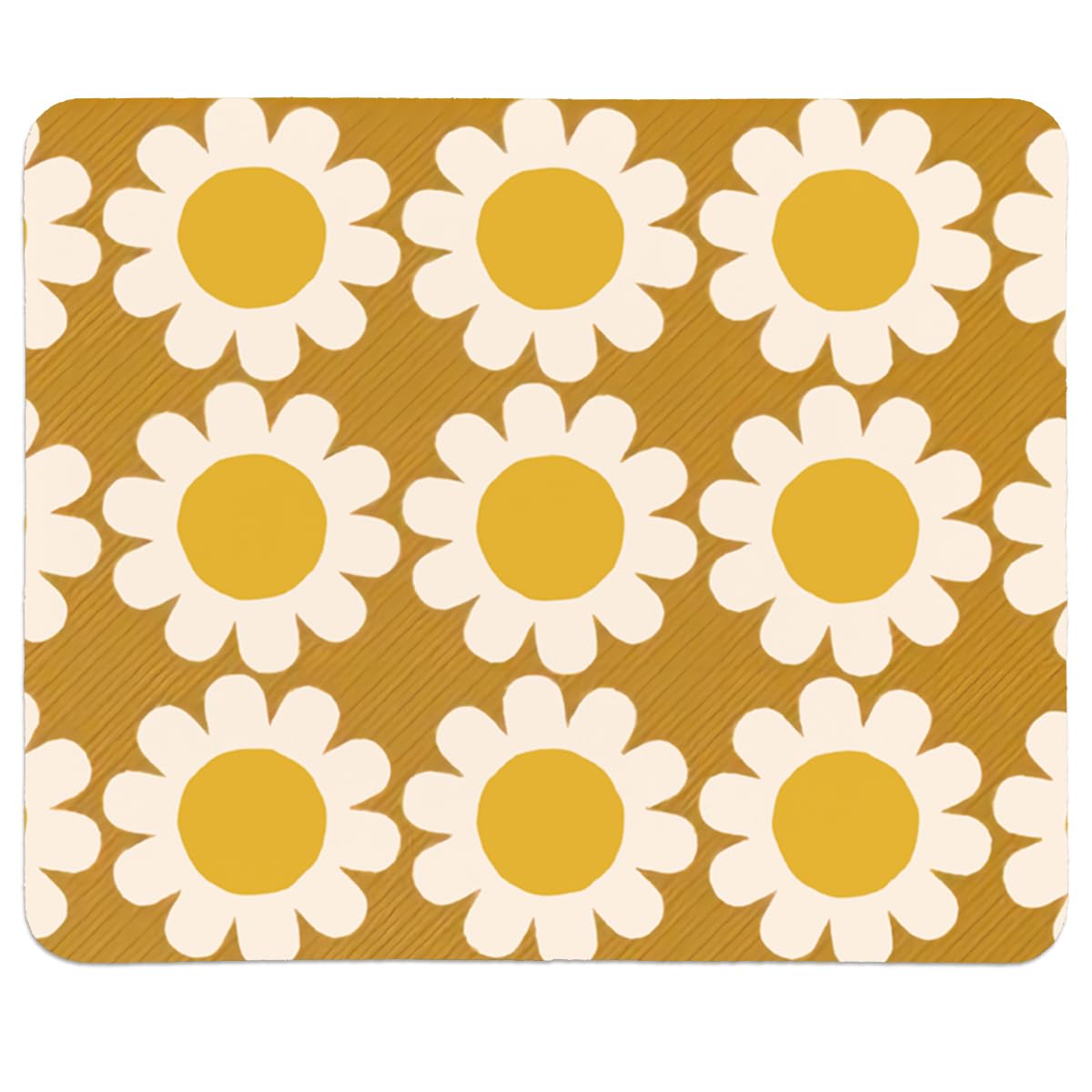 QIYUHOY Vintage Floral Mouse Pads for Desk，Small Mouse Pad for Laptop,Square Girly Mouse Pad for Women Teen Girls,Cute Office Supplies for Office Home Gaming Laptop,9.5x7.9 inches