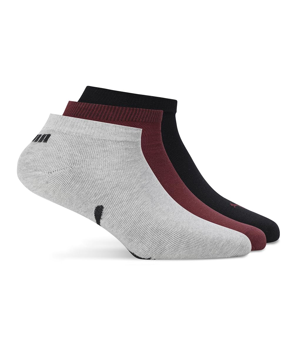 Puma Cotton Unisex-Adult Lifestyle Sneaker 3P Ankle Length Socks, Team Regal Red-Black-Glacial Gray, 39/42 (68531003) (B0CVXNB9Z9) Amazon Price History, Amazon Price Tracker