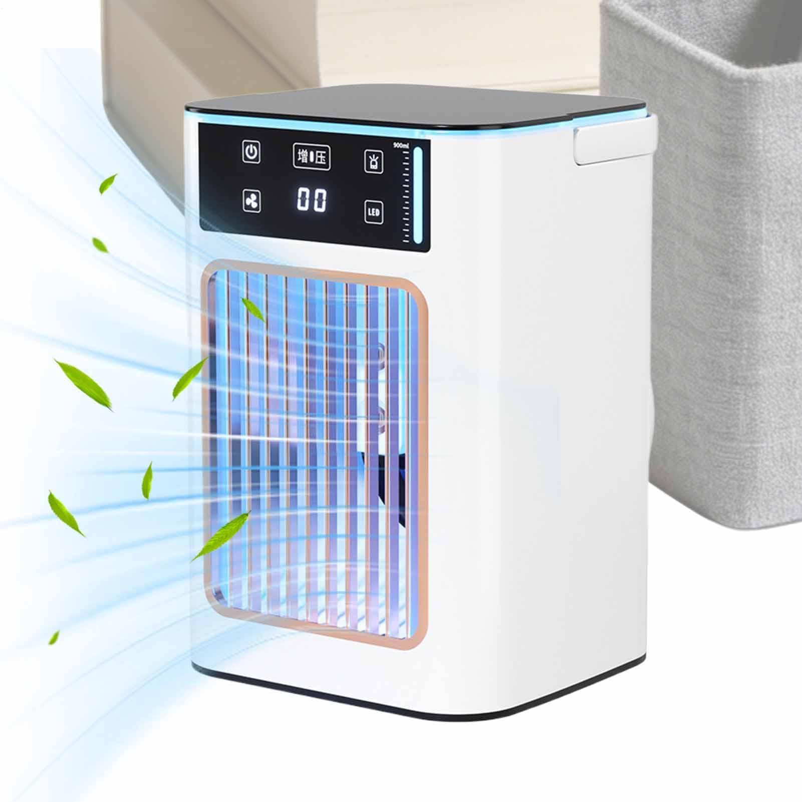 Ventilador Personal Portátil 3-Velocidades | Ventiladores Enfriadores Que Soplan Aire Frío Para Verano Interior Hogar Oficina Dormitorio Escritorio Residencia Viaje