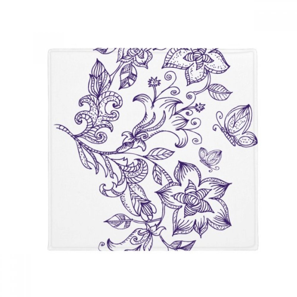 Tapis de sol lilas 80x80cm antidérapant pour animaux domestiques et cuisine