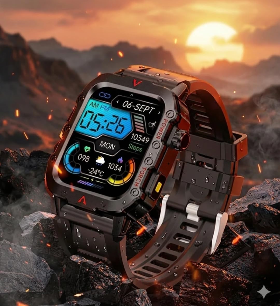 Generic Q11 Rugged Smartwatch 1.71 inch - Image 1