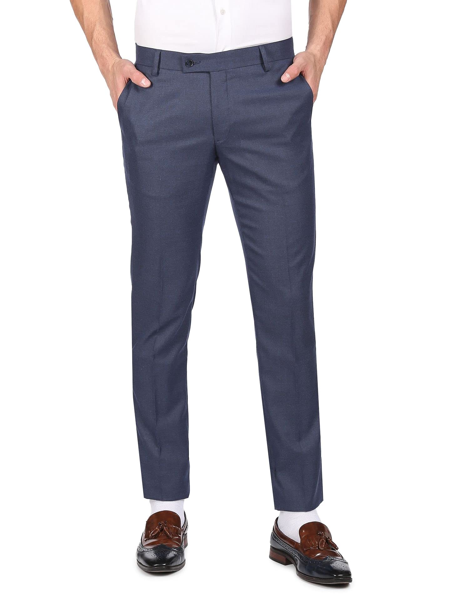 arrow Men's Formal Slim Fit Trouser-picture-34