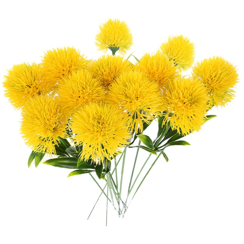 Bouquet de plantes de pissenlit artificielles réalistes décoration maison