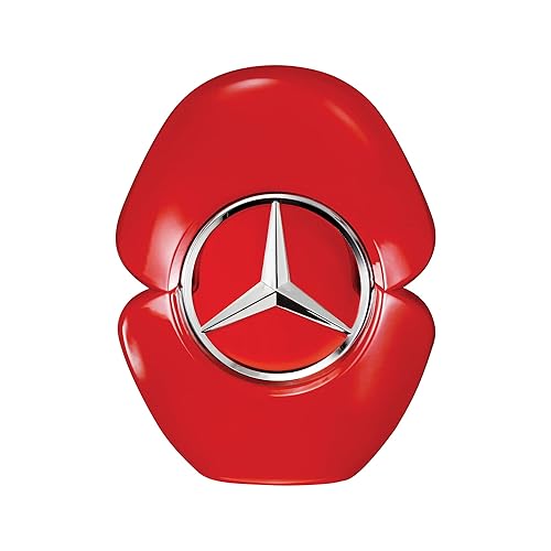 Mercedes-Benz Woman in Red - Eau de Parfum - Perfume de larga duración para mujer - Perfume de jazmín con fragancias afrutadas, pachulí, tamaño de