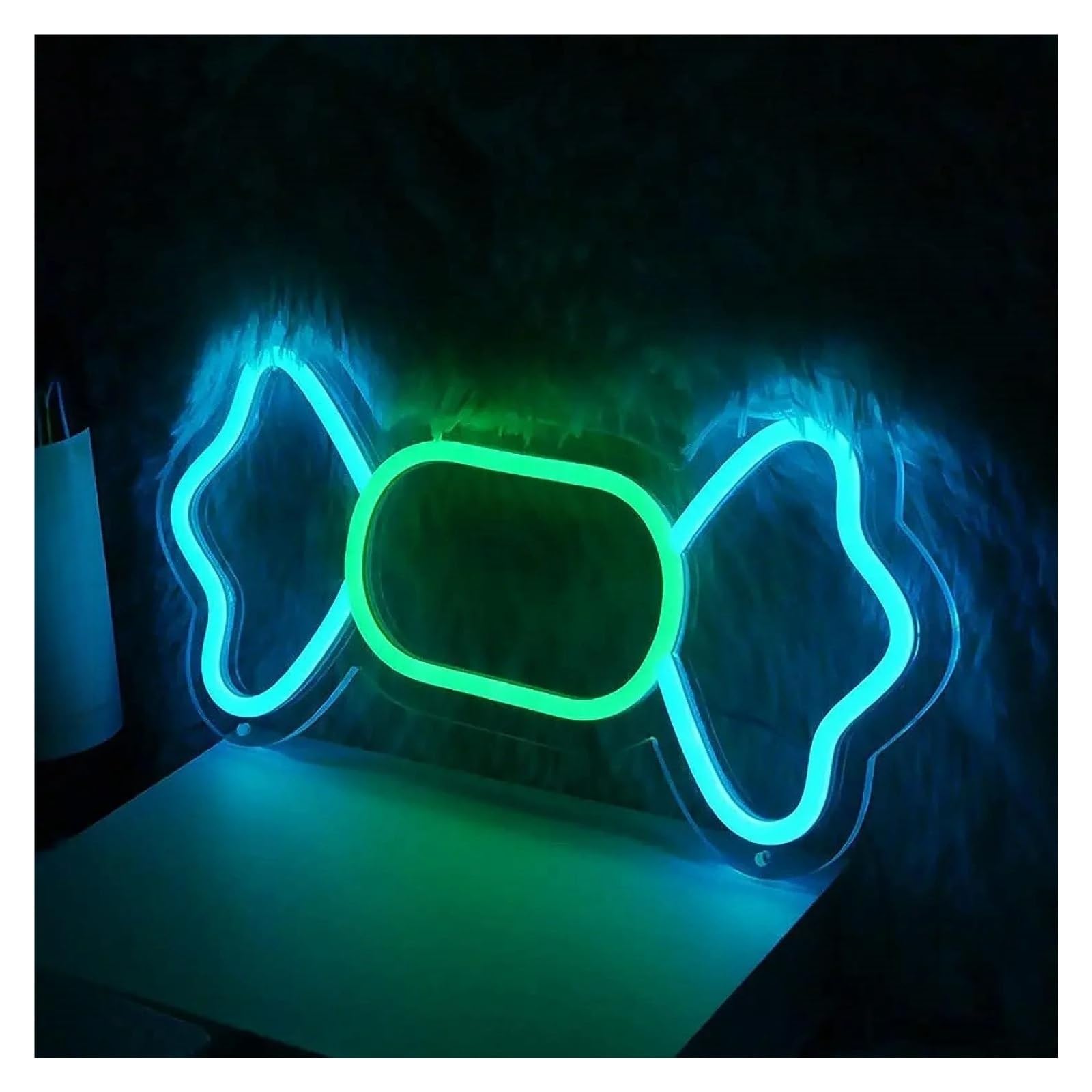 Luci al neon Per insegna al per neon per alimentazione per USB dimmerabile 13cm×25cm