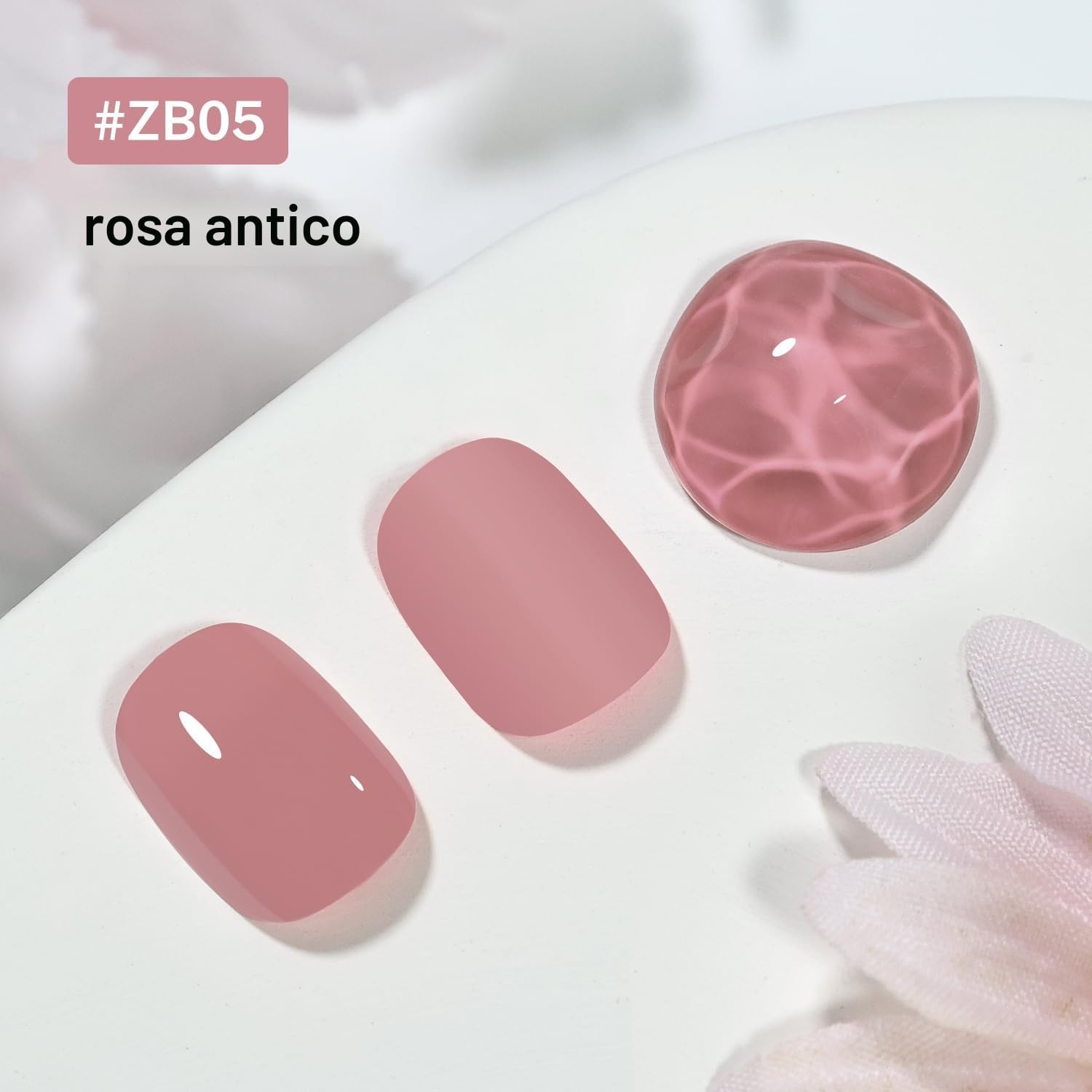 JODSONE Dusty Rose, smalto per unghie da 16,5 ml, grande volume, ad asciugatura rapida, colore rosa chiaro, ad asciugatura rapida e a lunga durata, colore nail art, fai da te, regalo per donne