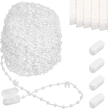 25m Link Chain Replacement Parts for Vertical Blinds Bottom Chain Blind Vertical Chain Plastic Connectors for 89mm (5") Slats