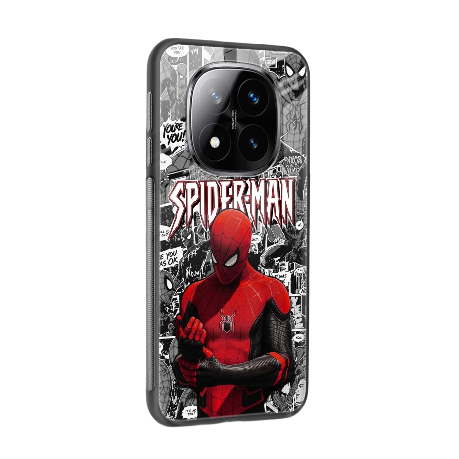Inkykart 2D Metal Anime Glossy Case for Redmi Note 14 Pro - Image 1
