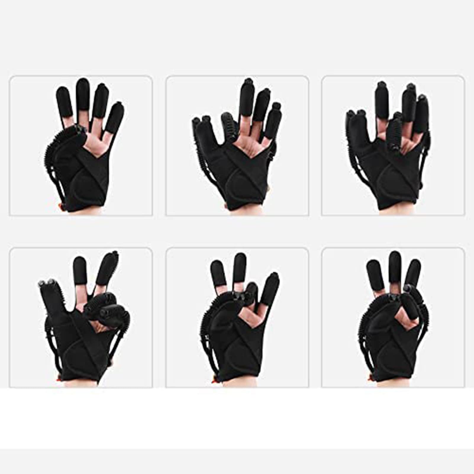 Guantes De Robot De Rehabilitación De Manos, para Entrenamiento Pasivo Corrección De Flexión De Dedos, para Ejercicio De Tendones De Pacientes con Hemiplejía De Accidente Cerebrovascular