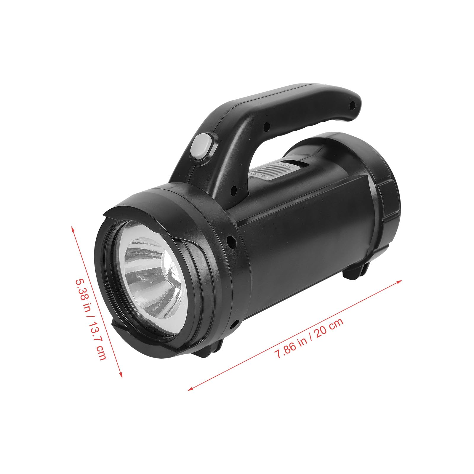 Healeved Lampe Torche Fonctionnelle Portable avec Outils en Acier Carbone et Abs, Haute Luminosité, Kit Complet pour Camping et Activités Extérieures en Famille