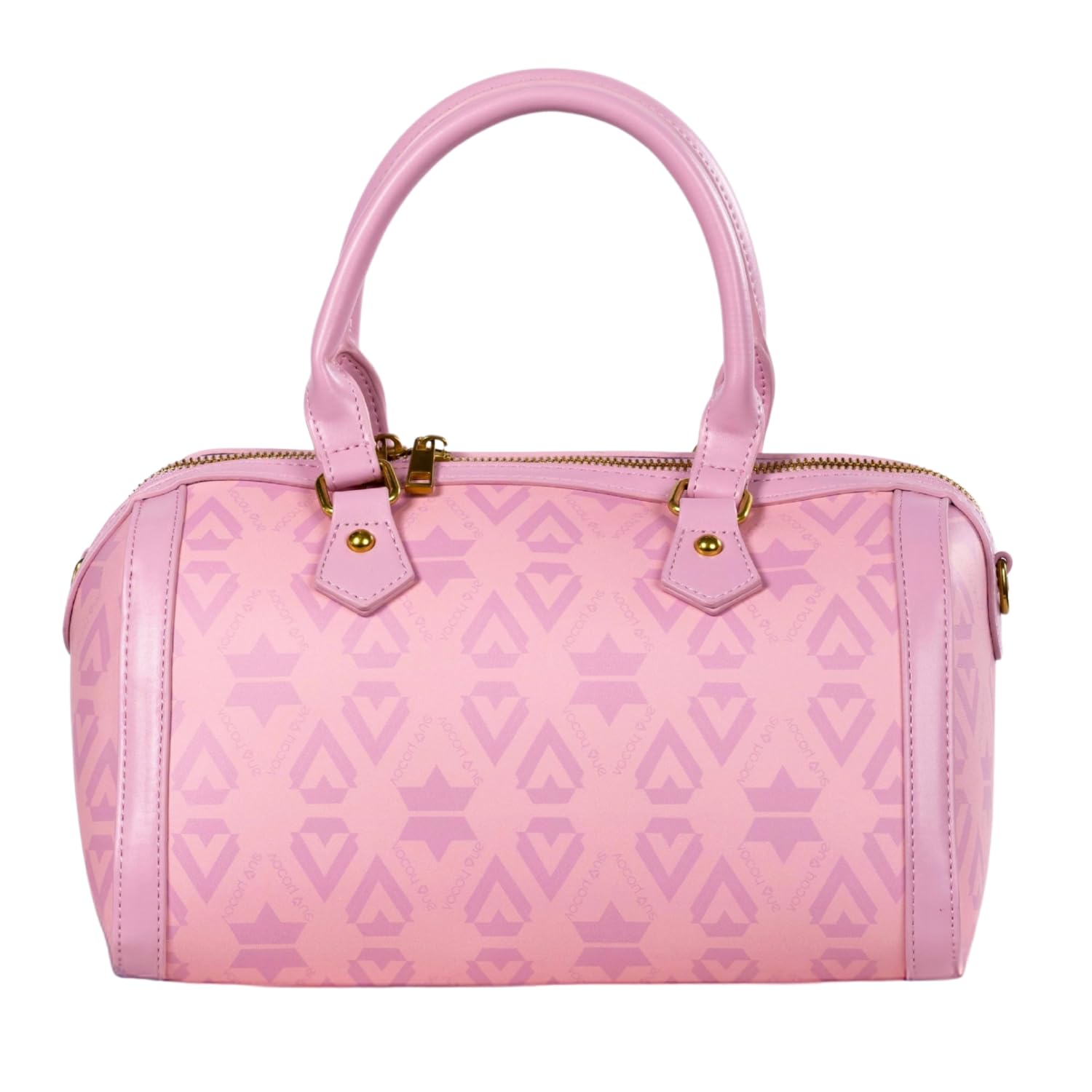 Buy VACAY VUE ROS HAZE Pink Mini Duffle Bag | Premium Vegan PU