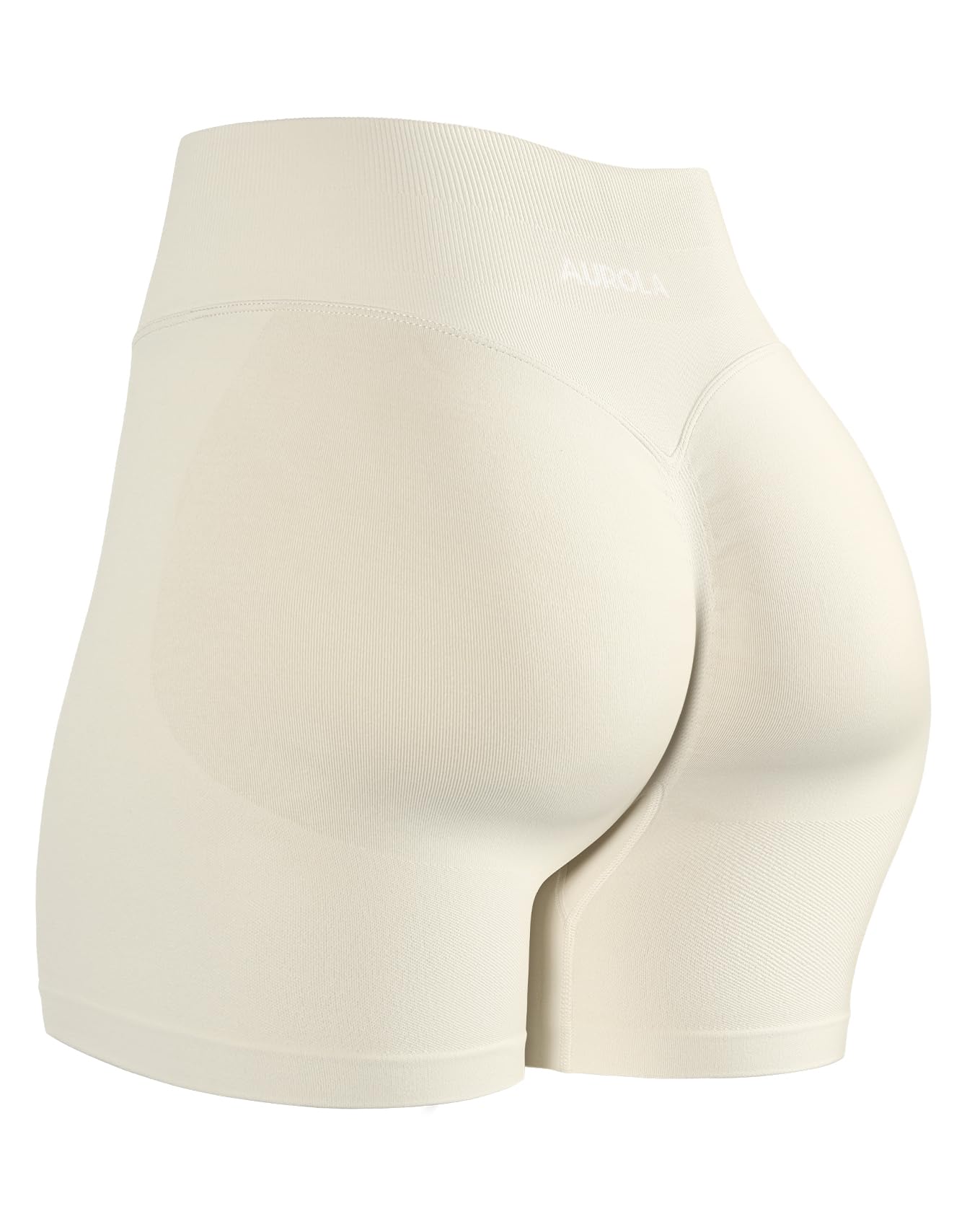 AUROLA Influence Workout Shorts for Women,2.5 3.5 4.5 5.5 6.5 No Roll Up Squat Proof Scrunch Seamless Compression Gym Short