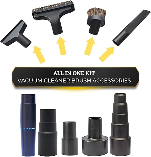 Miniatura 8 de Accesorios de cepillos de vacío con kit de adaptador de manguera universal compatible con Shark Rotator NV350 NV360 AZ3002 NV501 HV371, accesorios