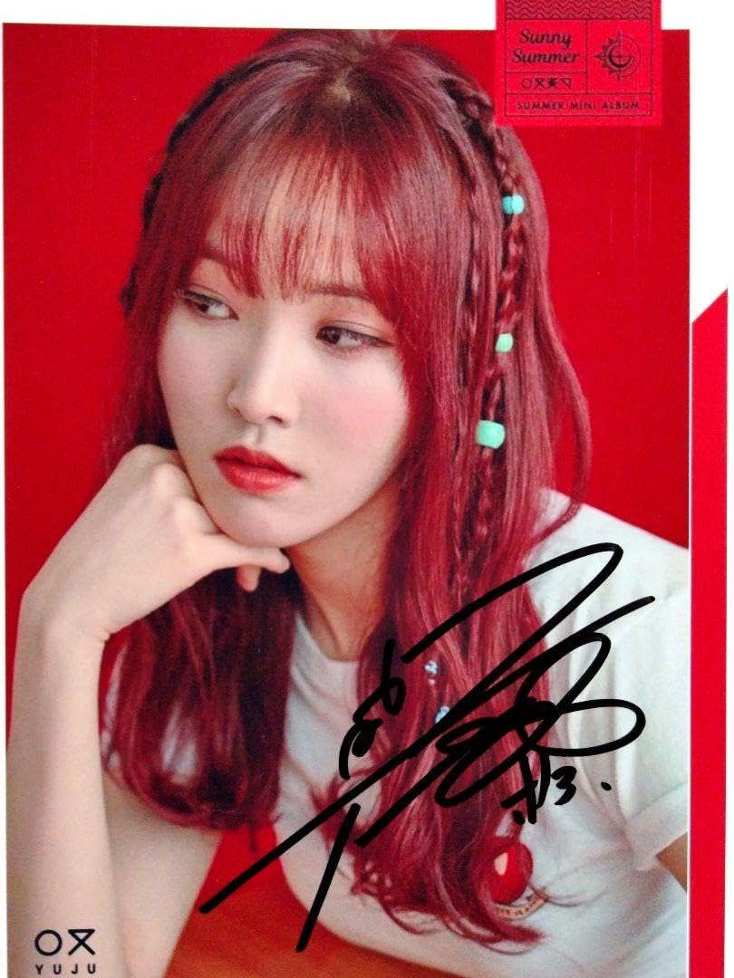 Amazon.co.jp: ユジュ直筆サイン入り2Lサイズ写真…Yuju…ジーフレンド
