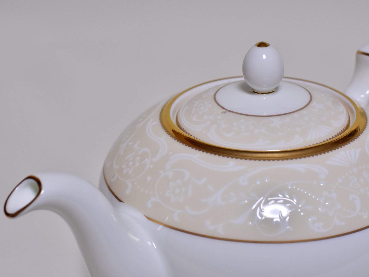 Amazon｜Noritake ノリタケ ティー ポット 1090cc ホワイトパレス