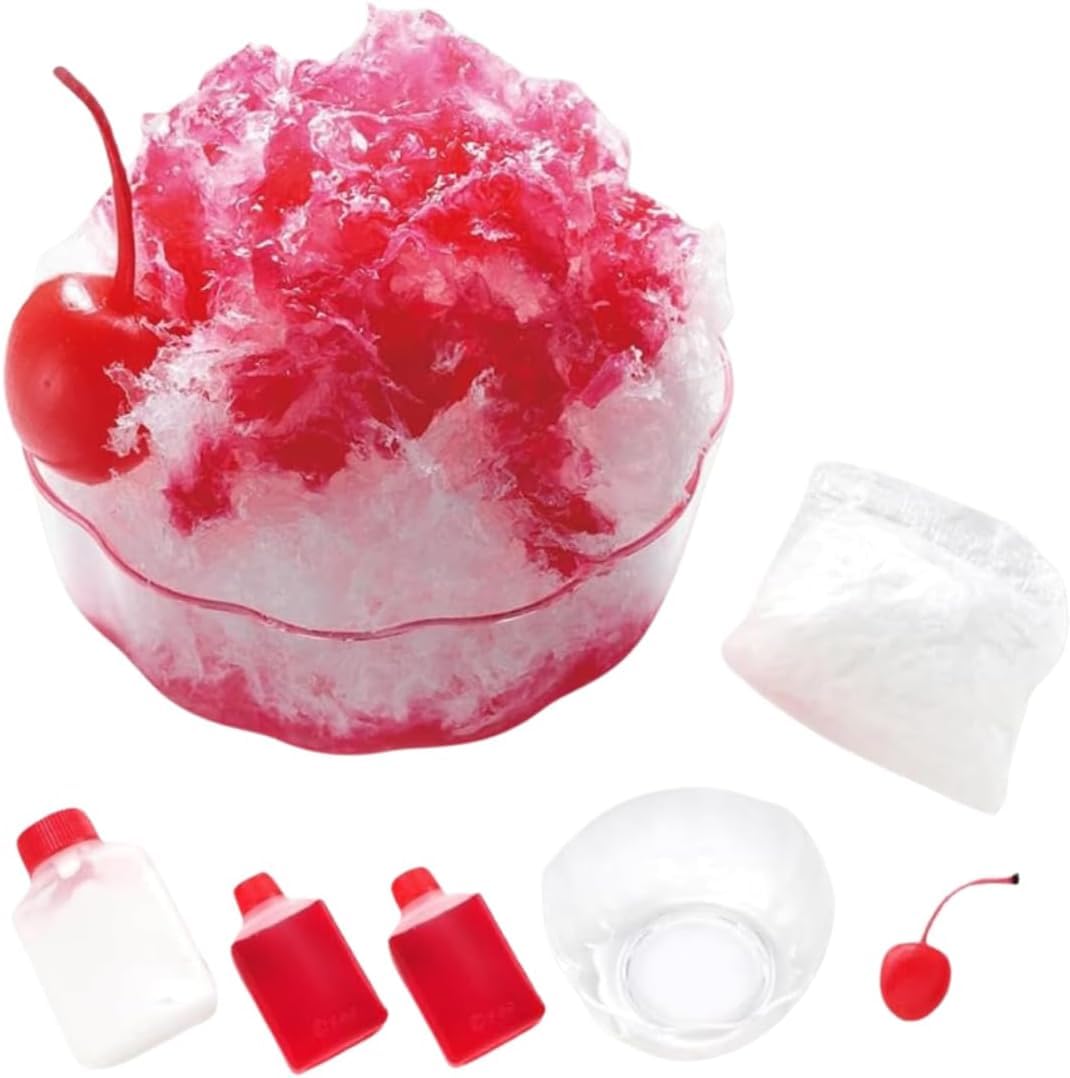 Ganso Shokuhin Sample DIY Kit Strawberry Shaved Ice Kakigori Made in Japan