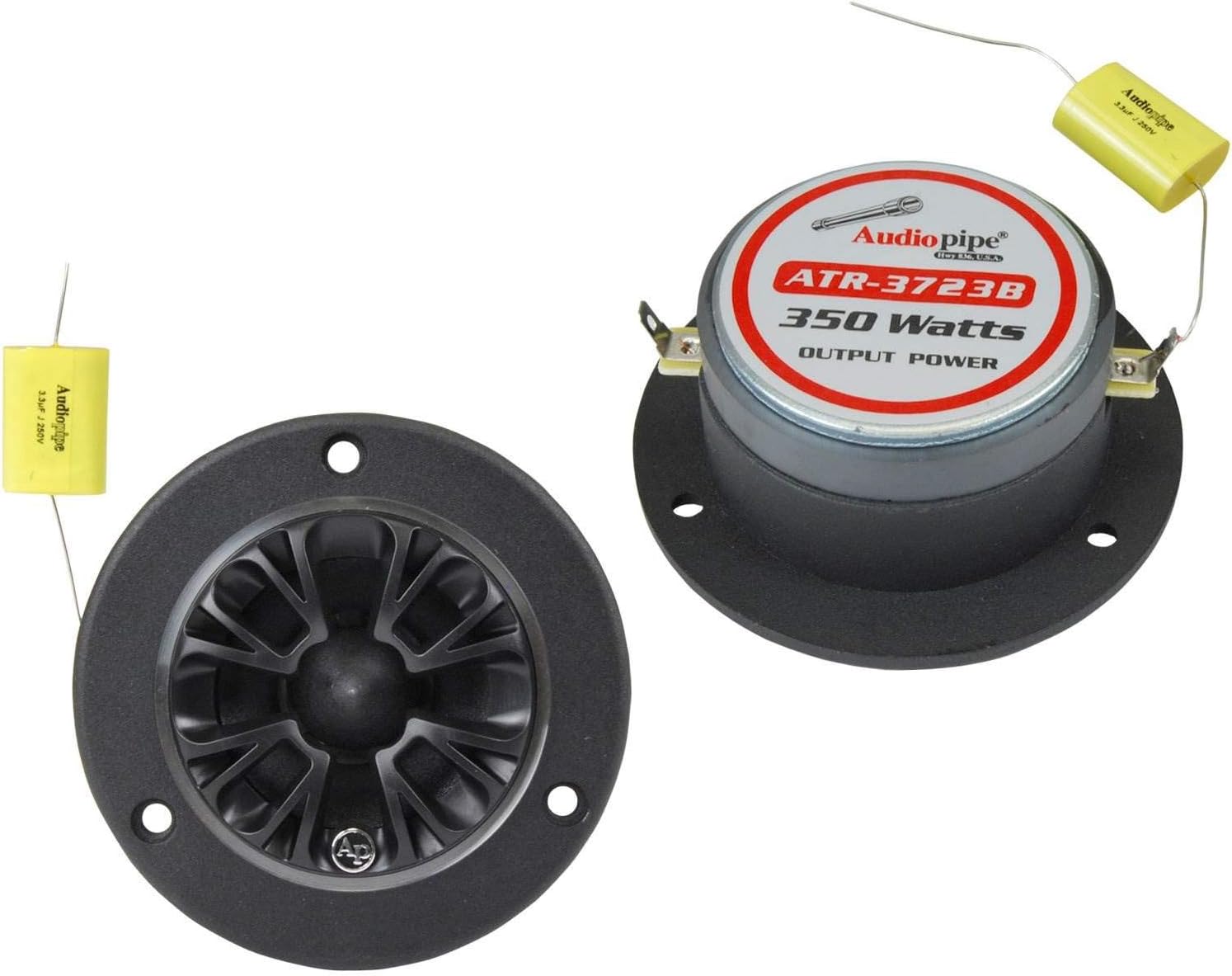 Audiopipe Super Tweeters Titanium Bullet Super Tweeters, 350W, 4 Ohm, Bocina de Aluminio de 3.75″ Audiopipe Super Tweeters Titanium Bullet Super Tweeters, 350W, 4 Ohm, Bocina de Aluminio de 3.75″