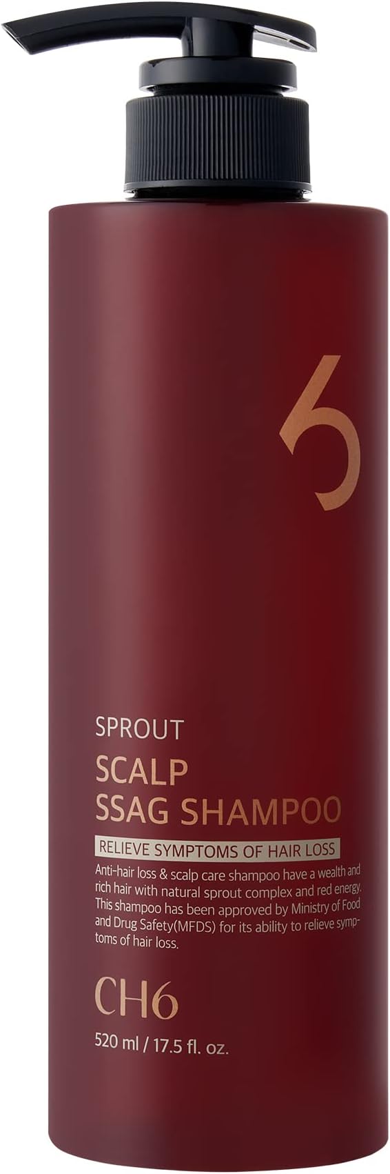 Ssag Shampo Anti-Hair Loss Growth Scalp Care Dandruff Natural Sprout