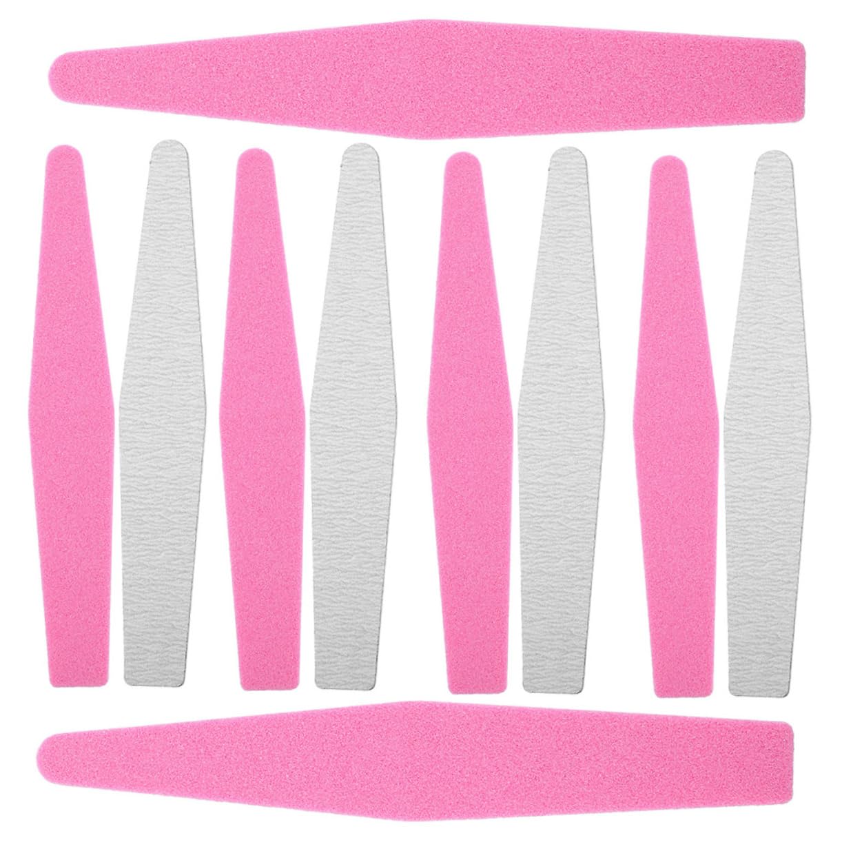 FOYTOKI 20 pcs Double Sided Nail Files Portable Sanding Tools for Fingernail Care Durable Easy to Use Manicure Files for Travel Everyday Grooming