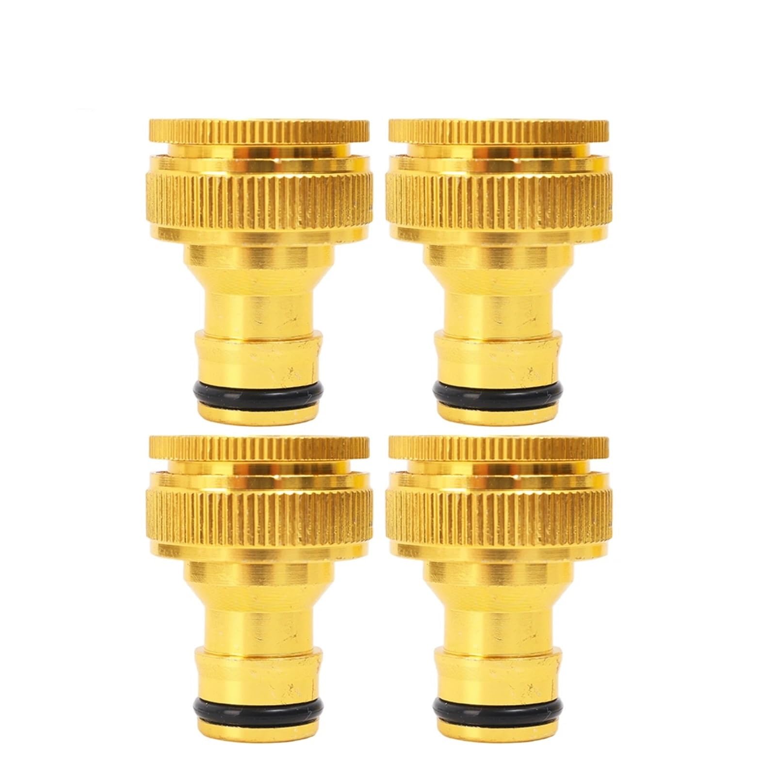MZPOZB 4/6-point Tap Quick Connector Garden Watering Adapter Drip Irrigation Hose Repair Fittings Sturdy Brass(A-4PCS)