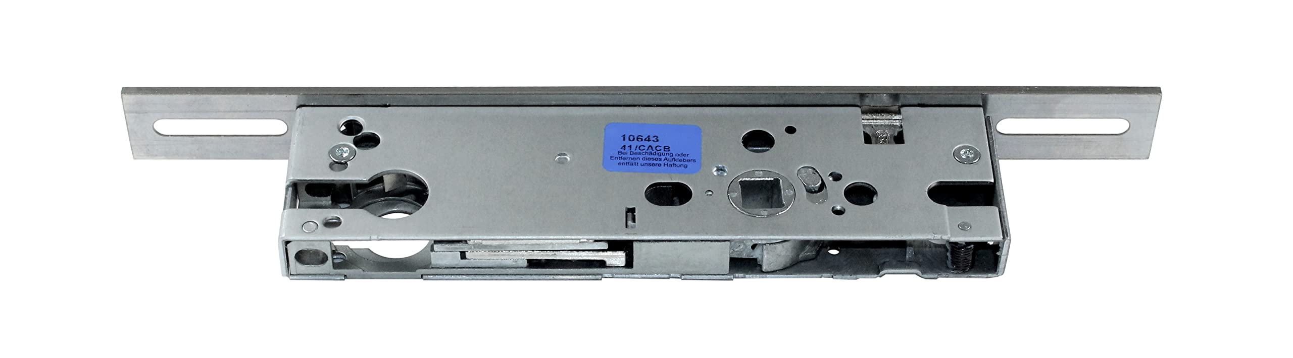 BKS Reparatur Rohrrahmenschloss | Rahmenschloß Dornmaß 25/30/35/40/45, Entfernung 92mm, Edelstahl Stulp: 24 x 270mm mit 35mm Langloch, DIN Links/Rechts (Umstellbar) (Dornmaß: 30mm)