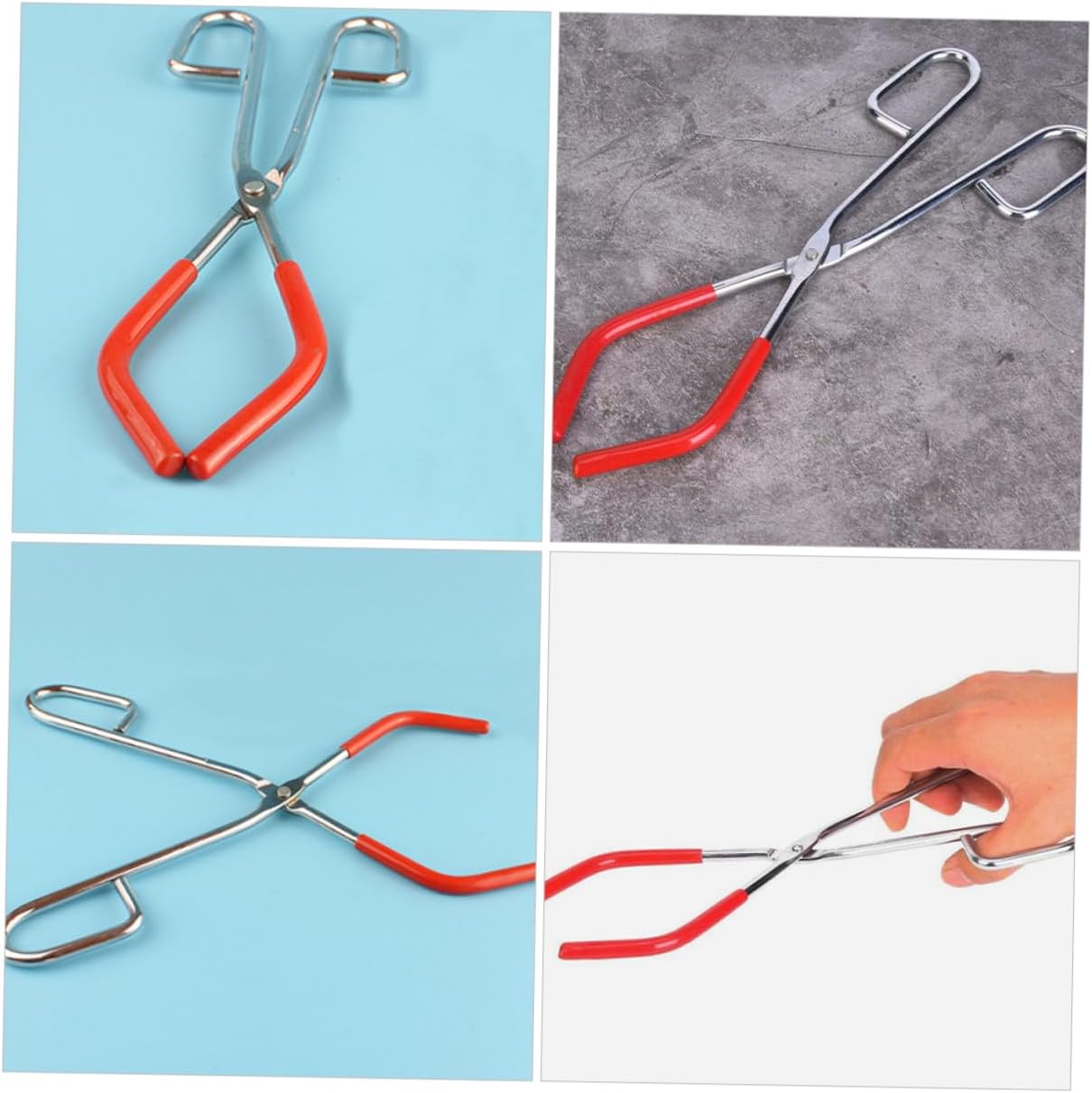 2pcs Beaker Holder Clip Lab Clamp Sturdy Construction Clamp Easy Handling Chemical Experiment Equipment