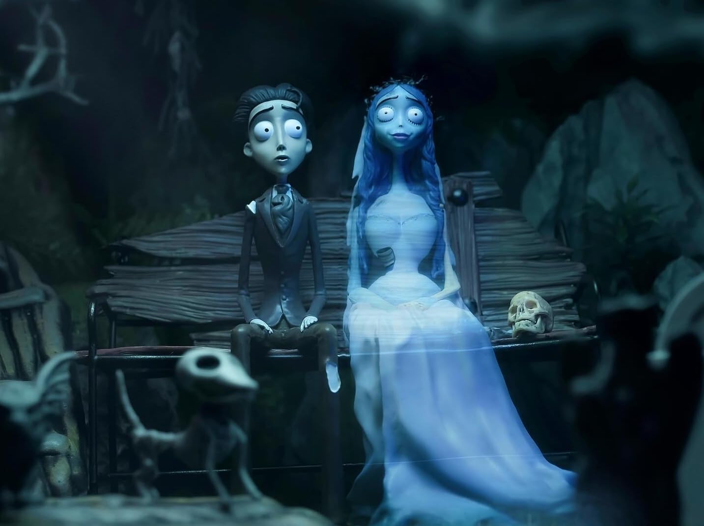 SD Toys Corpse Bride Set Braut Cadaver, Victor Van Dort und Emily, Figur, Maßstab 1/10, Mehrfarbig (SDTWRN89688)