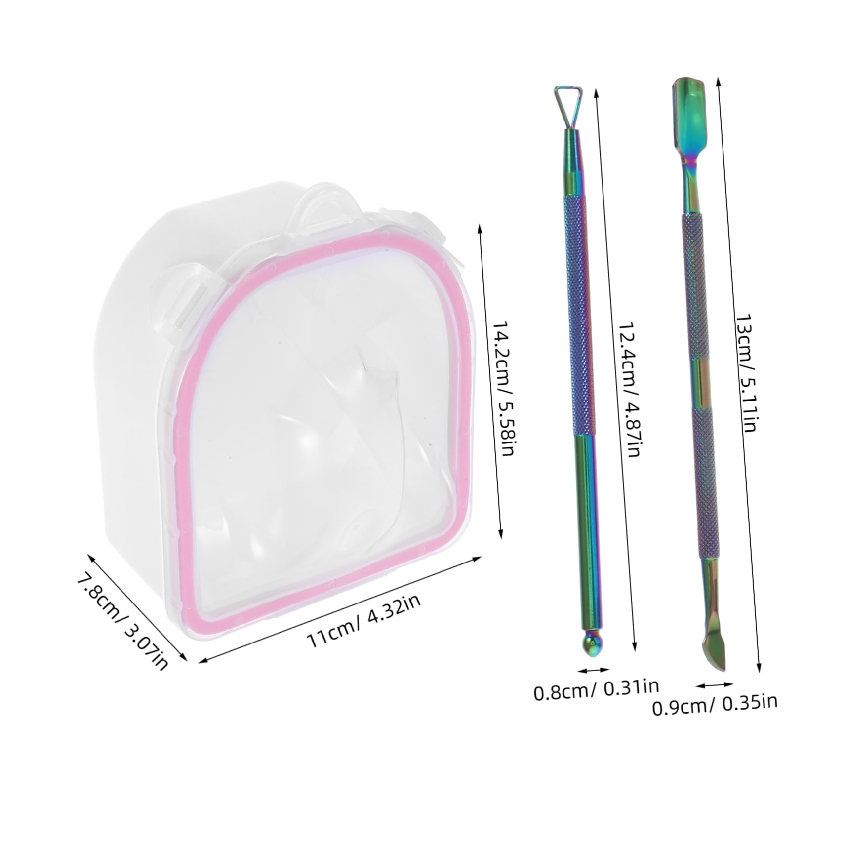 minkissy 4sätze Manikürebowl Set Für Handpflege Teiliges Maniküre-waschschüssel-set Mit Werkzeugen Zur Nagelpflege Für Professionelle Salons Oder Heimgebrauch