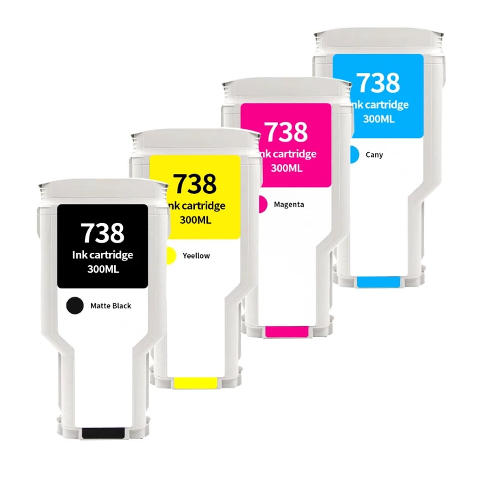 738 Cartuchos de Tinta compatibles for HP DesignJet T850 T950