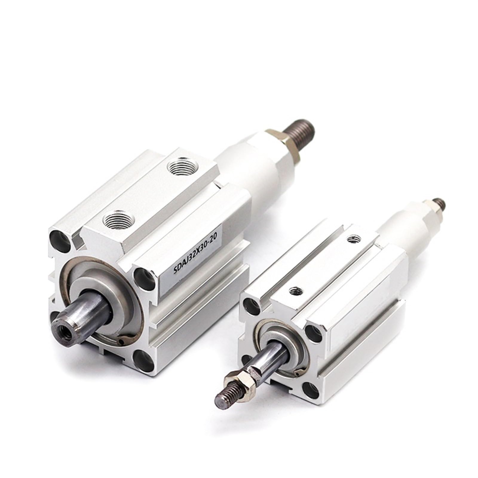 Cilindro neumático doble acción SDAJ20/25 con carrera ajustable SB y diámetro de 25mm