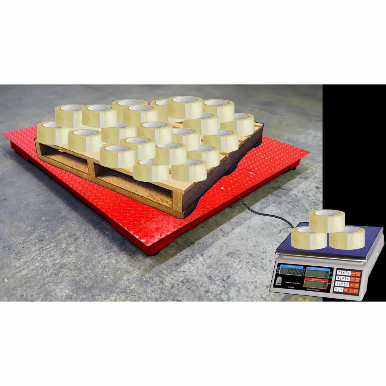 Liberty Scales LS-700-DC Dual Counting Smart Weighing Scale Systems, Size 48