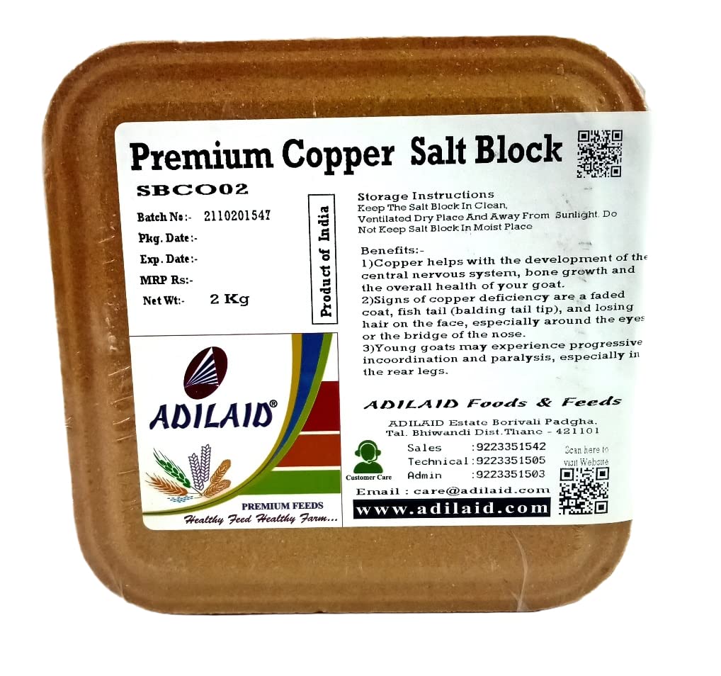 Adilaid Premium Copper Salt Block (2Kg) for Animals (B094JKBT8W) Amazon Price History, Amazon Price Tracker
