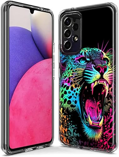Miniatura 3 de MUNDAZE - Case for Samsung Galaxy A52 Slim Hybrid Shockproof Hard Shell Soft TPU Heavy Duty Protective Phone Cover - Cute Girly Art Design Print