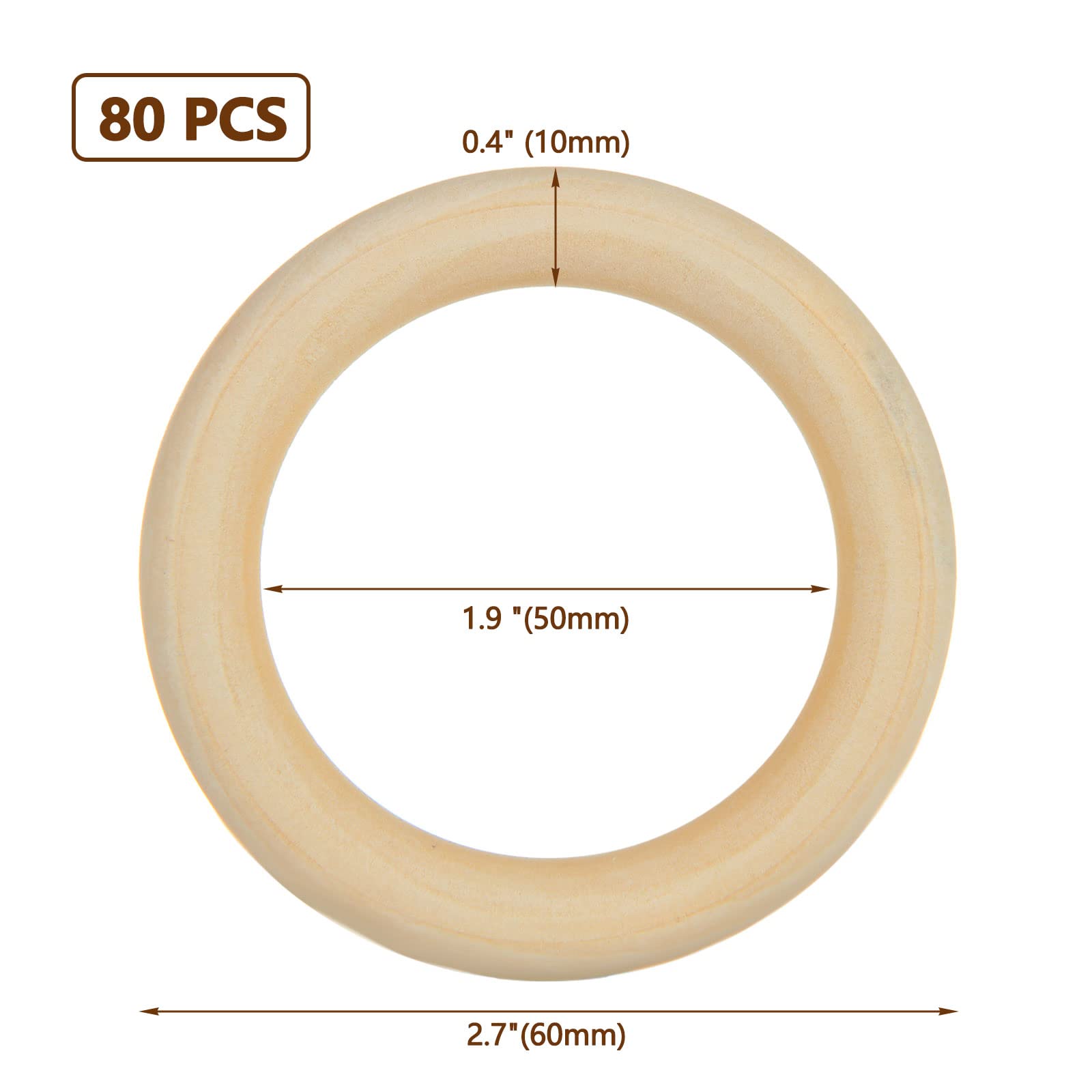 Holzringe Für Makramee & DIY - Naturholz 15cm Für Bastelprojekte