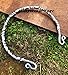 ARTIZANSTORE Forged Iron Torc | Handmade Viking Jewelry | Unisex Nordic Necklace | Embrace Norse Heritage | Adjustable Design | Lightweight Iron Construction