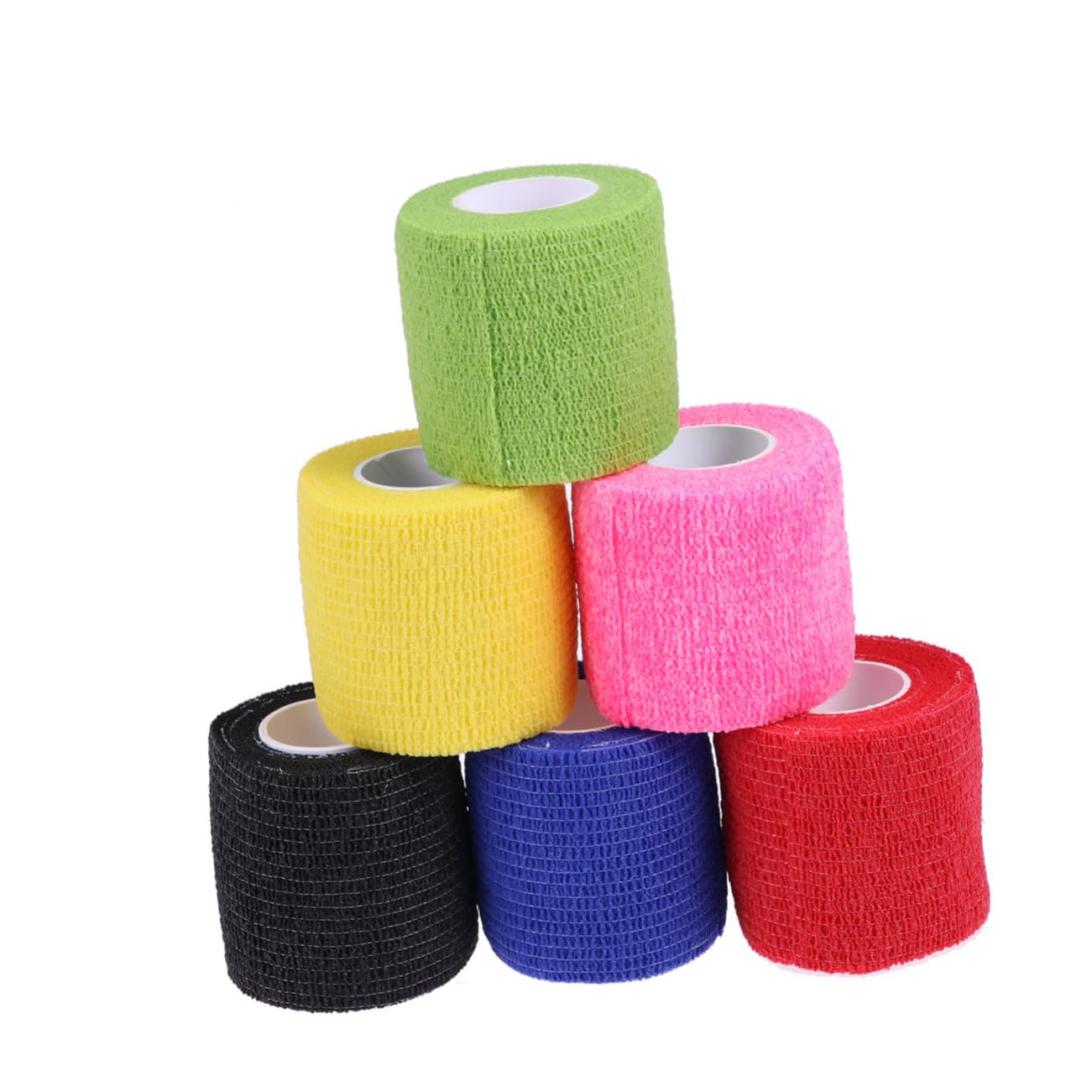 Holibanna Comfortable Non-Woven Material Elastic Wrap 6pcs Self-Adhesive Bandaging Tape Easy to Use Sports Tape for Wrapping Compression Elastic Wrap Bandages