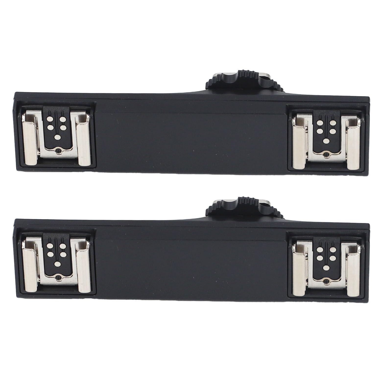 Slitta portaflash Duale con Supporto I Ttl, Leggero, Espande Due Punti di Montaggio con capacità di Carico di 3kg per Fotocamere e Videocamere, ABS PC, 11 x 3 x 2,4 cm, 1 Pezzo