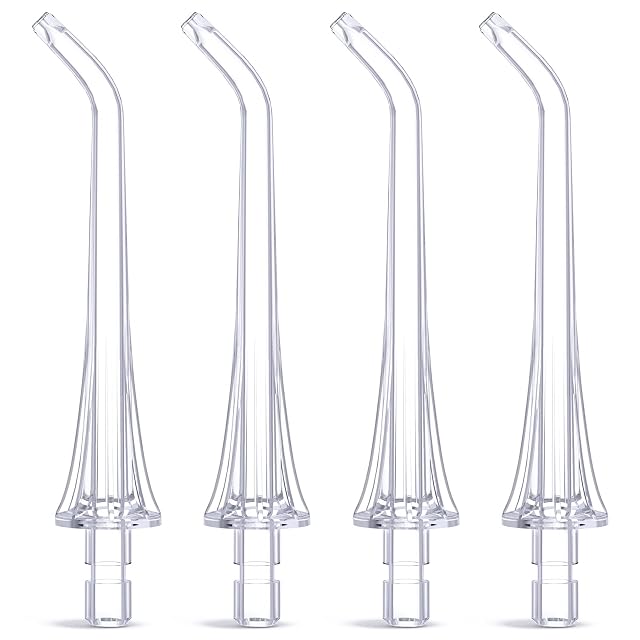 Bitvae C5 C6 Water Flosser Replacement Tips for Teeth Cleaning Standard Water Dental Flosser Jet Tips 4 Pieces