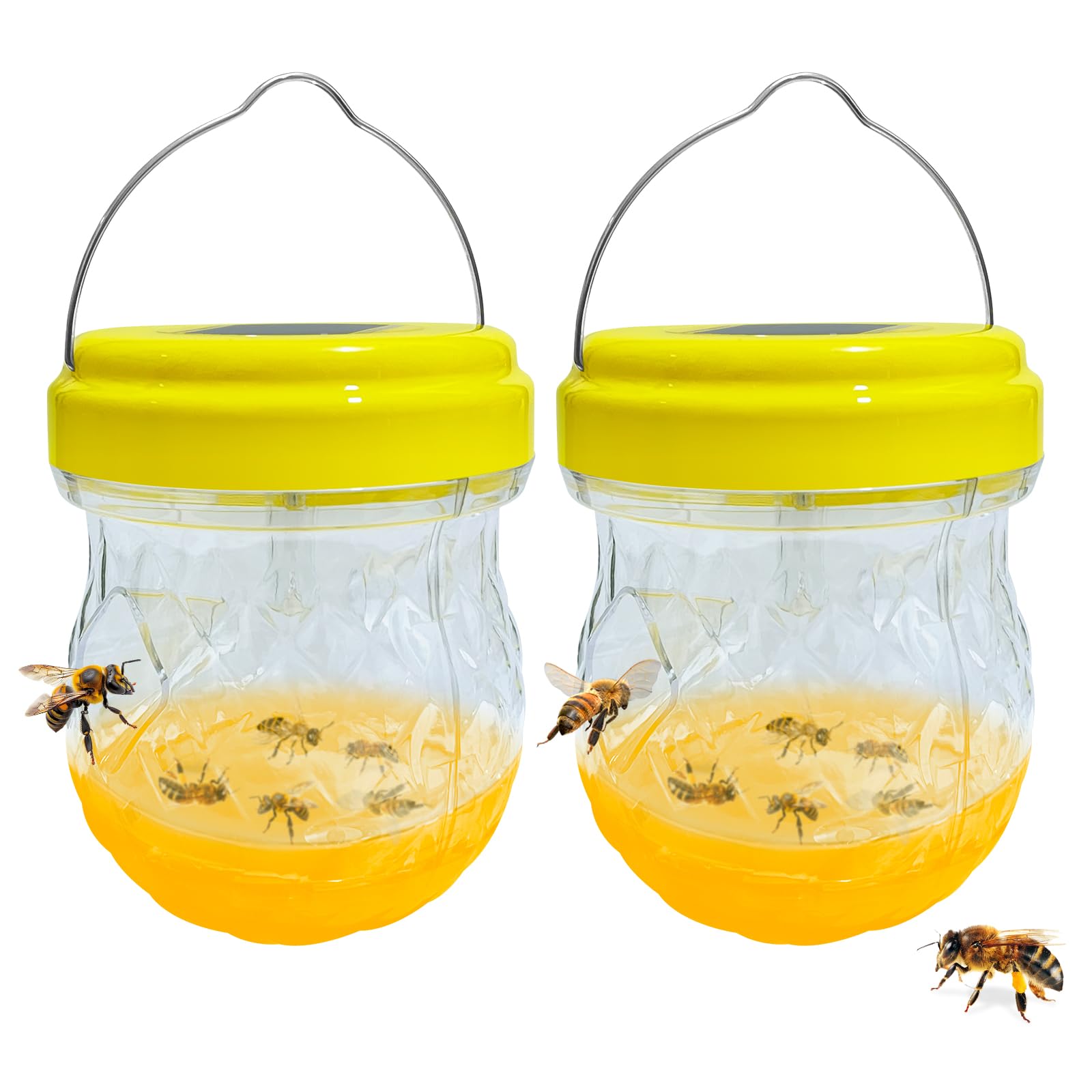 Amazon.com : 2 Pack Wasp Traps Solar Day & Night Wasps Bee Trap